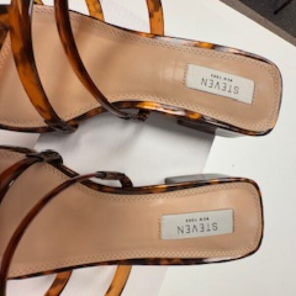 Steve Madden Harvey Tortoise Strappy Slide Sandal - Picture 5 of 7